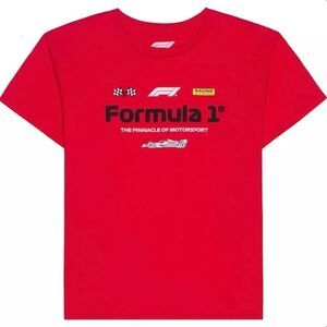 Boy’s Formula One Red Graphic Short Sleeve T-Shirt